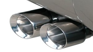 Cadillac Escalade Performance Exhaust - Single Side Exit - CORSA Performance - Cat Back, Sport, Pro-Series Tips, Dual Walled, Reflective Sound Cancellation - Polished - `11-`14